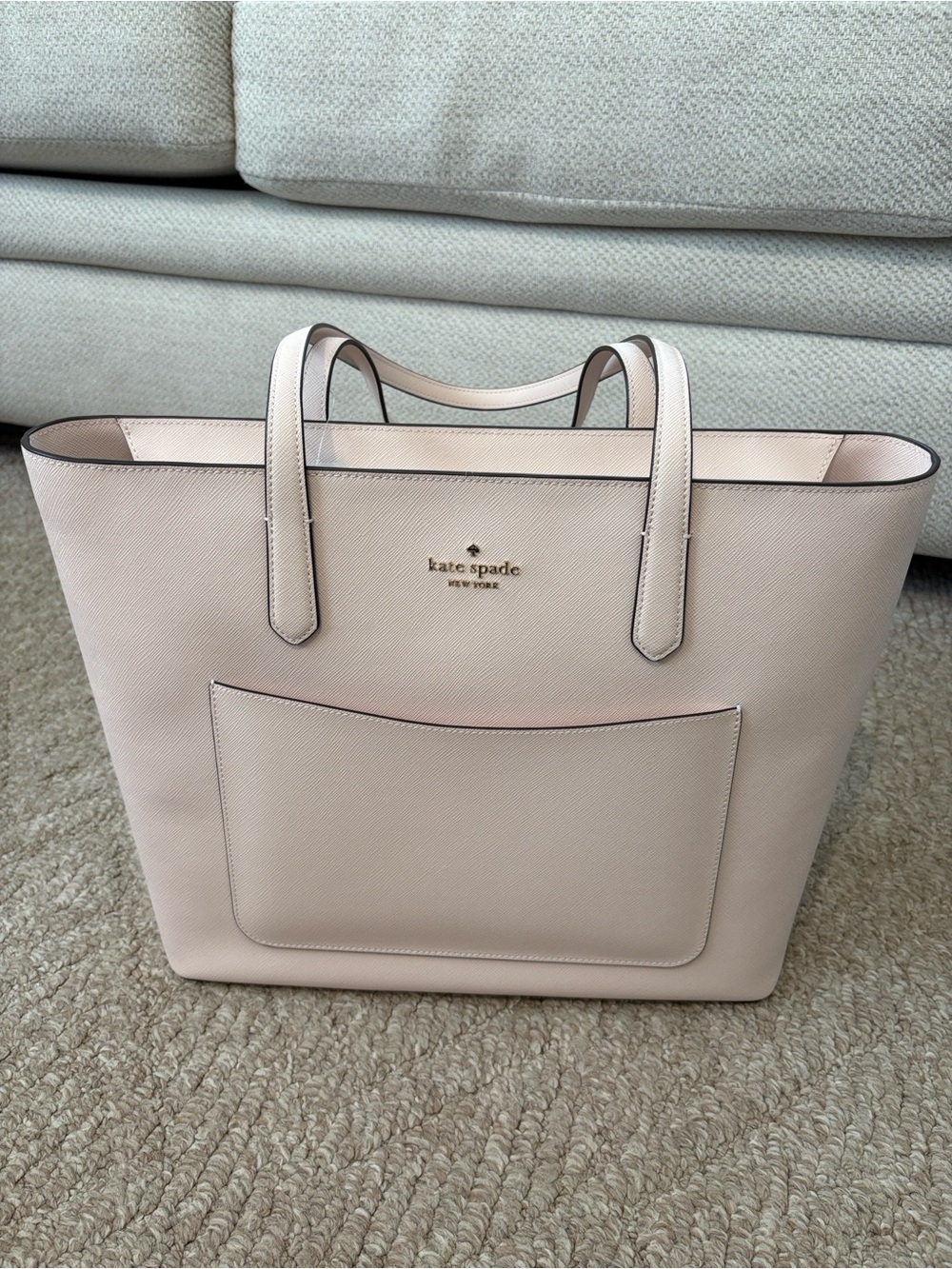 kate spade Staci Large Tote - Powdered Sugar (pale blush pink) - Picture 2 of 8